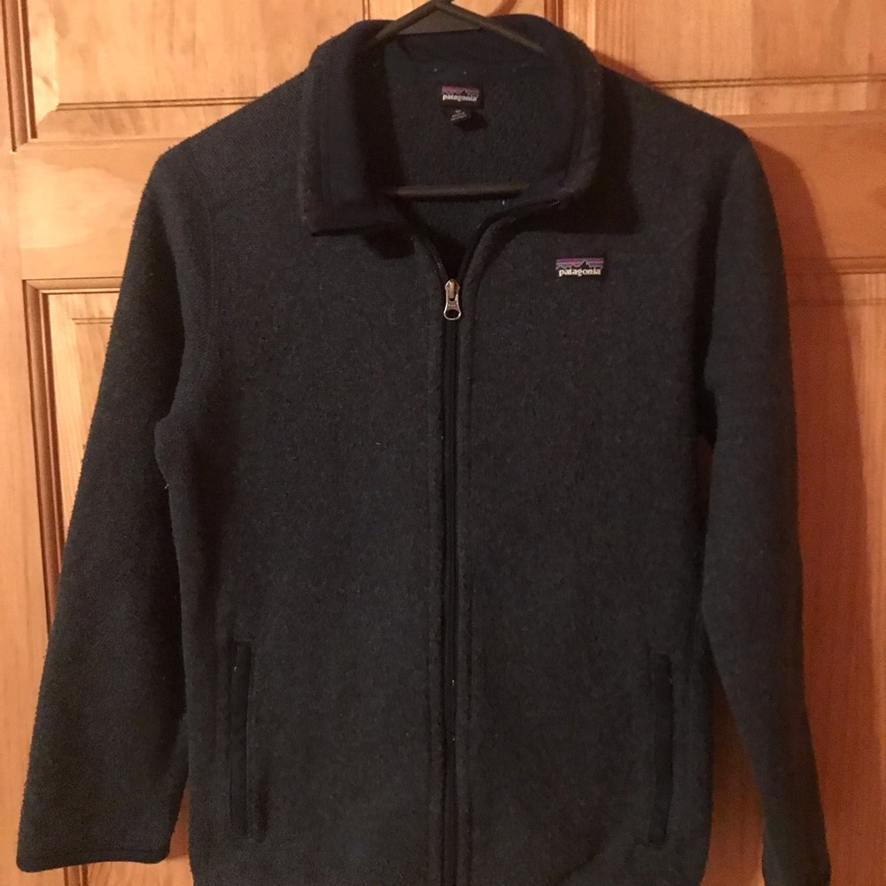 Patagonia zip jacket. Size 14 girls.